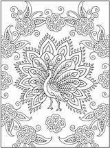 Printable Peacock Kids sketch template
