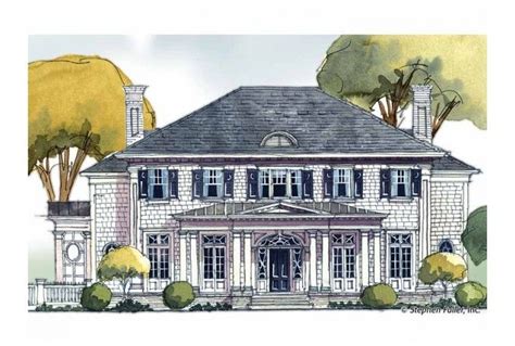 eplans colonial house plan eclectic  traditional  square feet   bedro colonial
