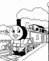 Coloring Train Thomas Pages Engine Tank sketch template