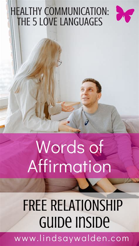 The 5 Love Languages Words Of Affirmation — Lindsay Walden