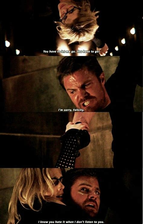 Arrow 5x20 Underneath You Have To Let Me Go You Have To Go I