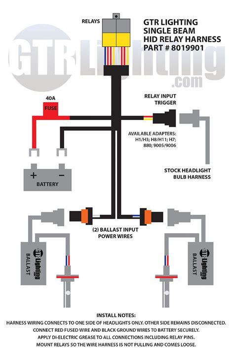 unique hid headlight relay wiring diagram electrical wiring diagram electrical projects