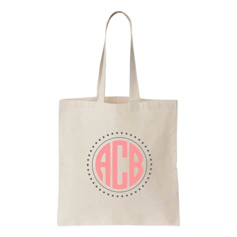 personalized canvas tote bag  monogram personalized wedding