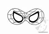 Spiderman Maschera Maske Coloriage Masque Masken Ragno Carnevale Superhero Carnaval Lavoretticreativi Maschere Ausmalbild Vorlage Ritagliare Supereroi Supereroe Fasching Augenmaske Imprimer sketch template