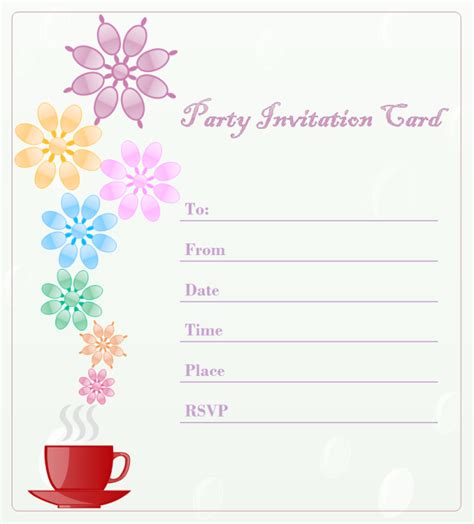 birthday invitation card template
