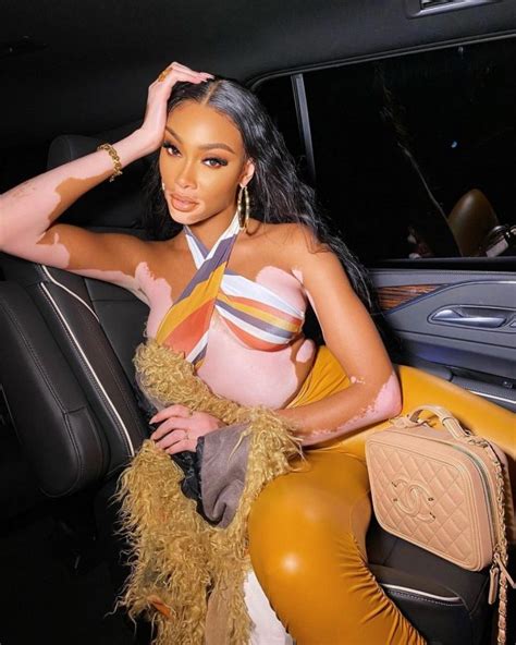 winnie harlow show her tits braless at 818 tequilla party 14 photos