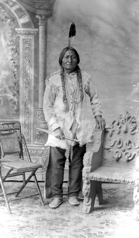 Sitting Bull Sioux Chief C 1885 Native American History North