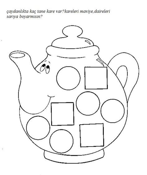 square coloring worksheets preschool coloring pages