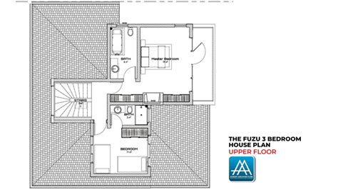 fuzu  bedroom house plan david chola architect