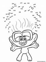 Dot Trolls Timmy Xcolorings sketch template