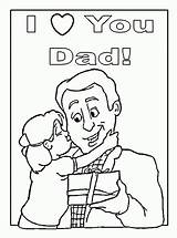 Coloring Fathers Dad Happy Ecoloringpage Continue Reading Printable sketch template