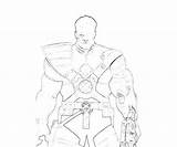 Cable Marvel Character Alliance Ultimate Pages Coloring Printable sketch template
