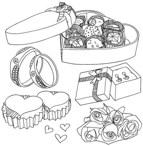 valentines day gifts coloring pages  adults valentines day