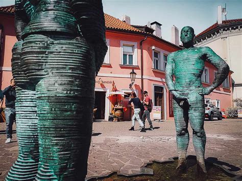 david cerny     bizarre sculptures    guided   prague czech republic