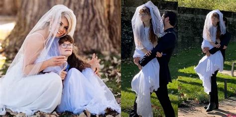 Bride S Twin Sister With Special Needs Gets Carried Down The Aisle By