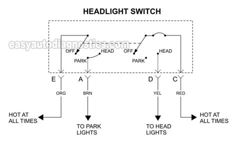 chevy  headlight wiring diagram headlights  working   chevy    functional