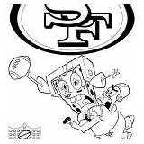 49ers Coloring Pages Francisco San Logo Nfl Tagged Bowl Super Posted Printable sketch template
