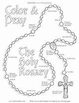 Rosary Drawings Line Pray Very First Coloring Color Welcome Beads Kids Catholic Holy 257e 2b sketch template