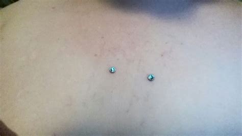 Dermals Anchors On My Chest Belly Button Rings Piercings Belly Button