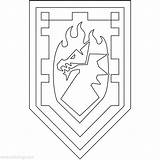 Nexo Knights Shields Xcolorings 1200px sketch template
