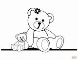 Teddy Bear Coloring Pages Colouring Bears Printable Color Poo Simple Drawing Line Sheets Getcolorings Getdrawings Print Colorings Categories Bargain sketch template