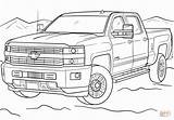 Silverado Chevrolet sketch template