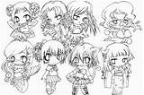 Coloring Pages Princess Anime Chibi Disney Popular Library Clipart sketch template