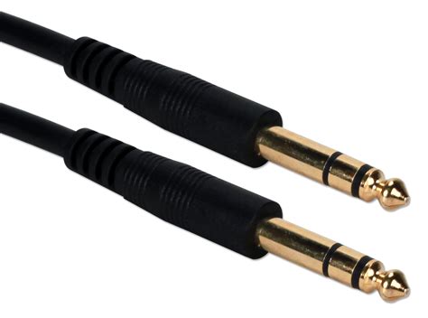 trs  ft  balance male  male audio cable