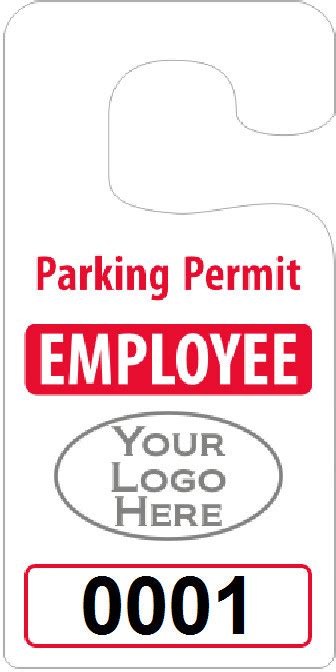 parking permit template word