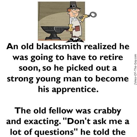 The Blacksmith Funny Joke Clean Funny Jokes Funny
