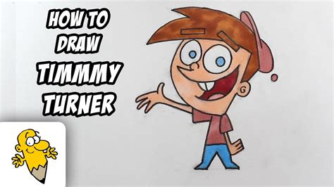 How To Draw Timmy Turner [cosmo And Wanda] Drawing Tutorial