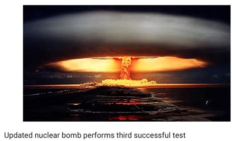 find truth october    tests  nuclear gravity bomb