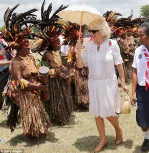 camilla the yoga fan duchess looks radiant as she accompanies charles on jubilee tour of papua