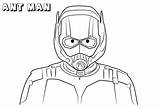 Ant Man Coloring Pages Face Printable Kids Marvel Adults sketch template