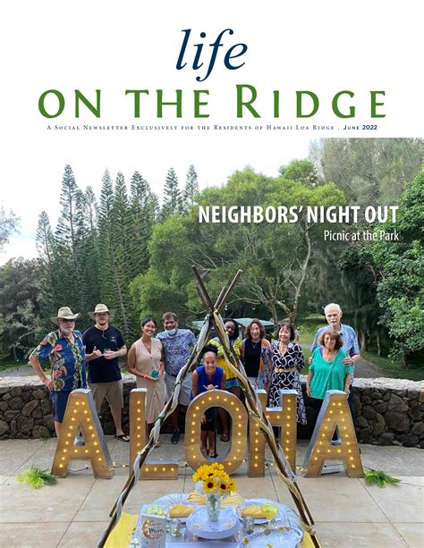 stroll magazine hawaii loa ridge honolulu