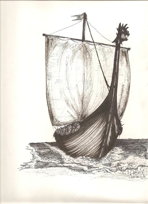 viking ship  roydestructo  deviantart