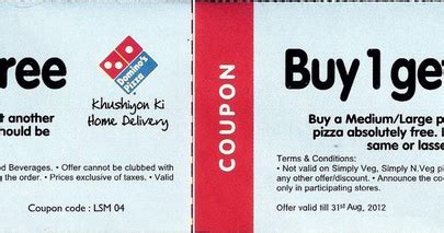 dominos pizza discount coupons