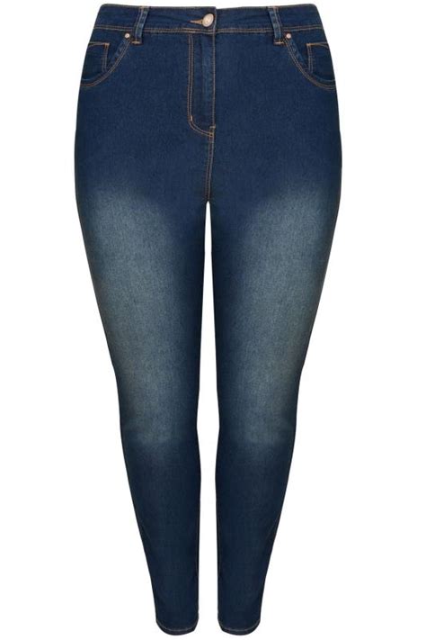 altblaue skinny jeans