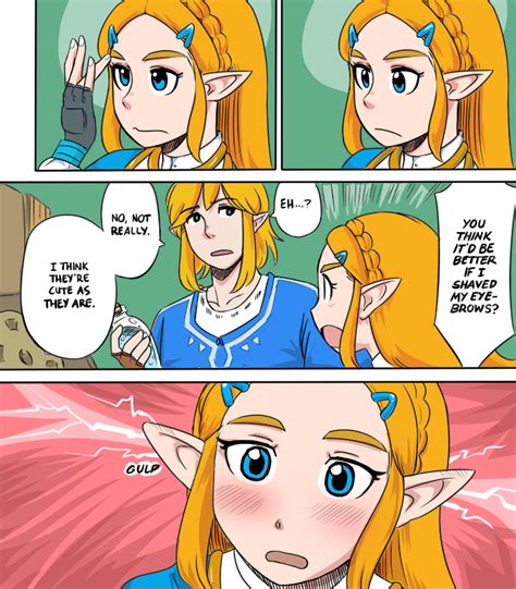 Zelda S Eyebrow Issue The Legend Of Zelda Breath Of The Wild