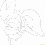 Snivy Pages Coloring Pokemon Color sketch template