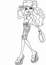 Operetta Mh Coloring Pages Monster High Categories sketch template