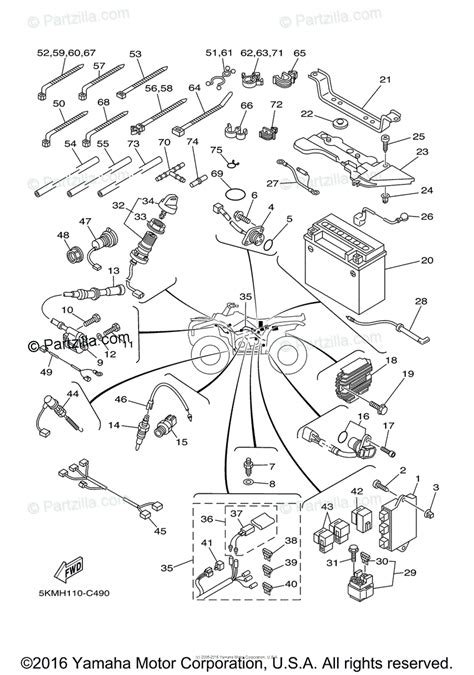 yamaha rhino  wiring diagram
