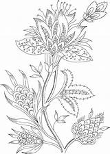 Coloring Pages Flower Adults sketch template