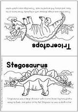 Booklet Coloring Dinosaurs Dinosaur Tsgos Choose Board sketch template