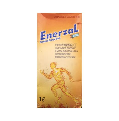 Enerzal Balanced Energy Drink Orange Buy Bottle Of 1 Ltr