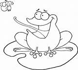 Frog Coloring Pages Frogs Printable Drawing Fly Catching Clipart Coqui Color Leap Froggy Insects Dressed Gets Clip Bug Colouring Stamps sketch template