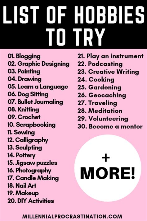 hobbies ideas list here is a list of 101 hobbies sorted by the types of