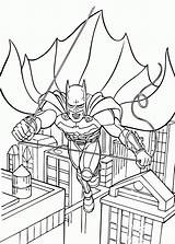 Coloring Batman Pages Printable Library Clipart Gotham Cartoon sketch template