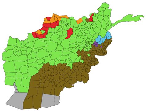 map  languages  afghanistan  district afghanistan wikipedia