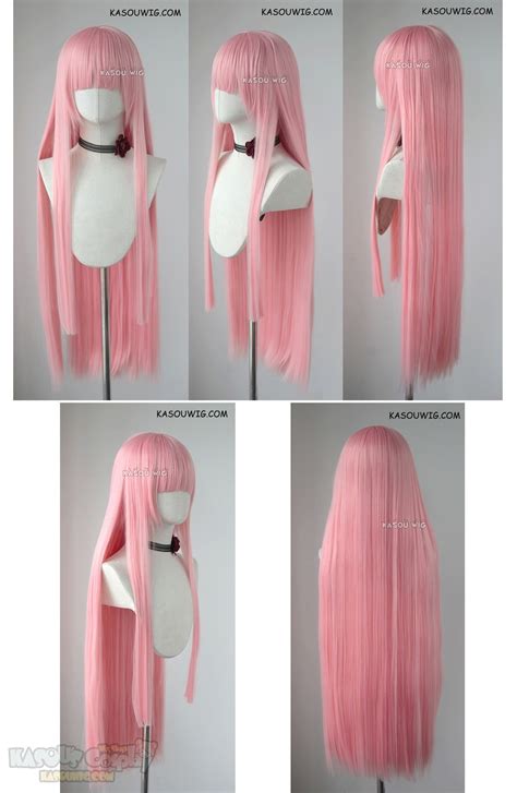 [ kasou wig ] darling in the franxx zero two pastel pink long blunt cut wig sp12 in 2019